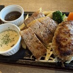 レストラン本陣 - ハンバーグとステーキ（キノコクリーム）