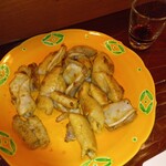 榎本哲也 - もつガーリックバター炒め