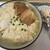 海洋食堂 - 料理写真:ゆし豆腐そば　自家製ゆし豆腐なので、オカラが出るんですね！卯の花は優しい味付けで美味しい！