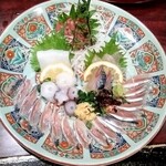 和 - 鰯の薄造りとお刺身