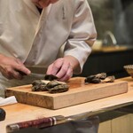 あじゅう田 - 蒸しアワビ