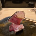 あじゅう田 - 玉ねぎと煎り酒の味つけ