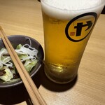 酒、銀シャリ、おだし やちよ - 生ビール