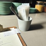 スパイスカレー モクロミ - テーブルセット