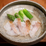 のどぐろ専門 銀座中俣 極 - 紅瞳 のどぐろのレアしゃぶ