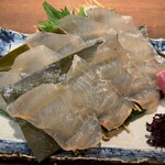 魚富 - 本日の昆布じめ:まとうだい