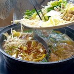 しゃぶ葉 - 野菜入れまくり！
