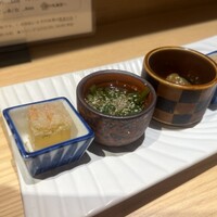 魚菜由良 鼎 - 前菜3種