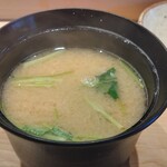 すしやのたい悟 - 味噌汁