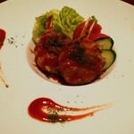 堀 堀～hori hori～ - 「カニクリームコロッケ」ソース引き、めっちゃ練習したんだろうなぁ…(*´艸｀*)