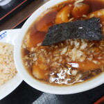 竹岡らーめん - チャーシュー麺・半チャーハンセット