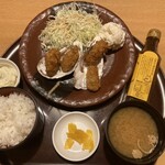 居酒屋風ファミリーレストランいっちょう - 牡蠣フライ膳　980円