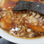 竹岡らーめん - 刻み玉ねぎ