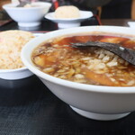 竹岡らーめん - チャーシュー麺・半チャーハンセット