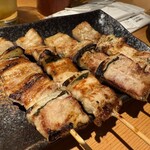 炭火焼鳥と水炊き 五郎一 - 豚バラ