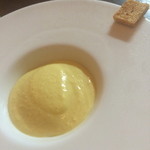 ズッケロ - トウモロコシとニンジンのムース仕立て