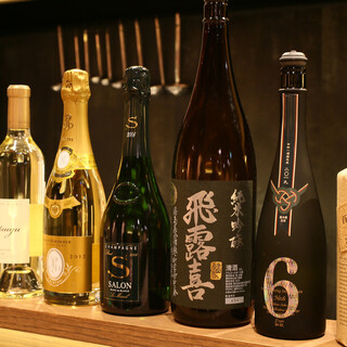 入手困難な日本酒【新政】【而今】などを常時ご用意しています