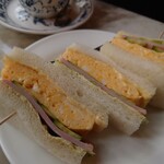 珈琲館仙佳 - ミックスサンドセット（飲物付き）￥750