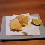 虎ふぐの白子天ぷら