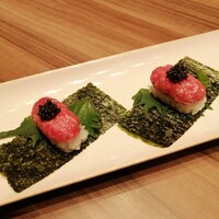 焼肉うしごろ 銀座店 - 赤身キャビア