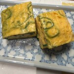 葛葉茶寮 - 九条ねぎ入りだし巻き玉子！