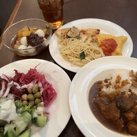 京都洋食 ムッシュいとう - 根菜カレー。ご飯は八代目義兵衛。