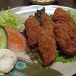 きた鳥 - 牡蠣フライ