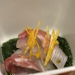 小田島 - タイの昆布締め