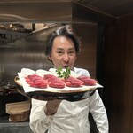 緒乃 - やいとかつお (須磨) あおりいかいか