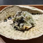 緒乃 - 鮑 (淡路島) リゾット