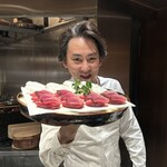 緒乃 - やいとかつお (須磨) あおりいかいか