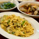 味仙 - 牡蠣玉子炒め ¥1100◎