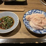 塩ホルモン712 - 塩ホルモン＋ネギポン酢