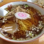 中華そば ますや - 半チャーハン＆ラーメン（700円）