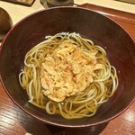 日本橋 蕎ノ字 - 桜海老かき揚げ　蕎麦