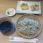 江戸そば マルノ - 穴子はさみ揚セット