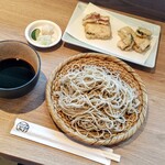 江戸そば マルノ - 穴子はさみ揚セット