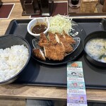 松のや - 料理写真:味噌ささみかつ定食。
