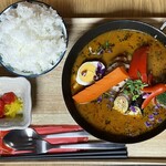 Soup Curry Nico - ニコのスープカレー、ご飯大盛り