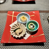 神戸 かに傳 - 前菜3種