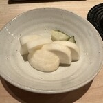 鳥しき - お新香