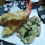 味の蔵どんつく - 海老の天ぷら