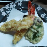 味の蔵どんつく - 海老の天ぷら