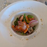 ホテル アゴーラ リージェンシー 大阪堺 - 海の幸のサラダ仕立て ボッタルガ風味