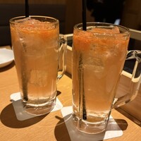 鶏料理 清水 - 鬼おろし レッドグレープフルーツサワー