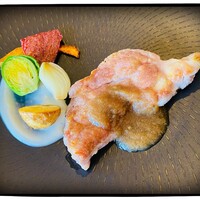 レストラン鳥居平 - 【メイン】甲州信玄豚のロティ オリジナル和風ソース