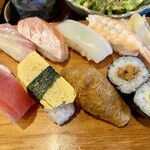 南天寿司 - ランチの握り寿司