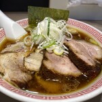 まるえ中華そば 巣鴨 - MIXチャーシューメン 醤油