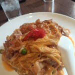 三宮一貫楼 元町北店 - オススメの一品豚肉入り卵飯