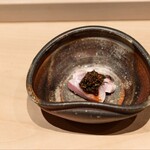 寿司つばさ - 鰹　生姜の薬味